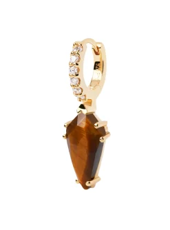 Boucle d'oreille individuelle PdPaola Naoki Oeil de_x005f_x000D_Tigre