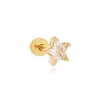 Boucle d'oreille individuelle Zag Bijoux Ténérife_x005f_x000D_acier doré oxyde