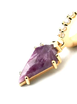 Boucle d'oreille individuelle PdPaola Naoki Charoïte