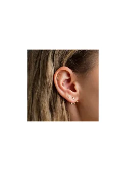 Boucle d'oreille individuelle Zag Bijoux Pacheco_x005f_x000D_acier doré oxyde