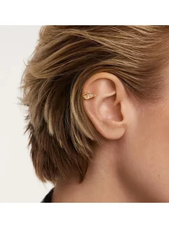 Boucle d'oreille individuelle PdPaola Akiro Rutile
