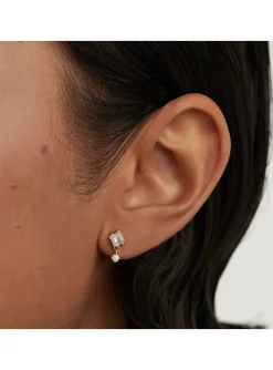 Boucle d'oreille individuelle PdPaola Eli dorée