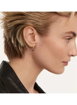 Boucle d'oreille individuelle PdPaola Fuji Charoïte