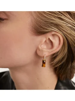 Boucle d'oreille individuelle PdPaola Kaori Oeil de_x005f_x000D_Tigre