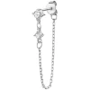 Boucle d'oreille Lotus Silver Earparty