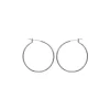 Boucle d'oreilles Brillaxis créoles argents 30 mm_x005f_x000D_fil rond 1.5 mm