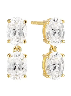 Boucle d'oreilles SIF JAKOBS ELLISSE DUE PICCOLO_x005f_x000D_Oxydes de zirconium