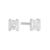 Boucles d'oreille puce Sif Jakobs ROCCANOVA PICCOLO_x005f_x000D_argent et oxyde