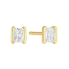 Boucles d'oreille puce Sif Jakobs ROCCANOVA PICCOLO_x005f_x000D_argent plaqué or et oxyde