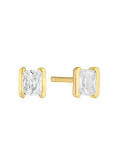 Boucles d'oreille puce Sif Jakobs ROCCANOVA PICCOLO_x005f_x000D_argent plaqué or et oxyde