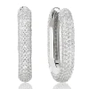 Boucles d'oreille Sif Jakobs CAPRI MEDIO_x005f_x000D_argent et oxydes de zirconium