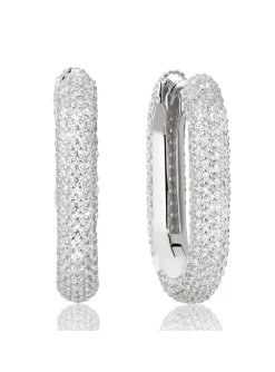 Boucles d'oreille Sif Jakobs CAPRI MEDIO_x005f_x000D_argent et oxydes de zirconium