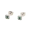 Boucles d'oreilles Agatha Beloved trèfles turquoises