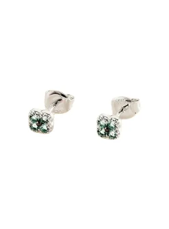 Boucles d'oreilles Agatha Beloved trèfles turquoises