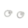 Boucles d'oreilles Agatha Rondou cercles évidésempierrés