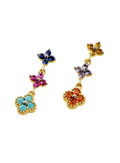 Boucles d'oreilles Agatha Beloved multicolores