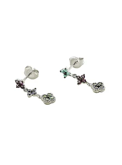 Boucles d'oreilles Agatha Beloved argent mi-longues
