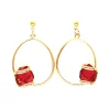 Boucles d'oreilles Andréa Marazzini Musa mini red