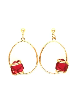 Boucles d'oreilles Andréa Marazzini Musa mini red