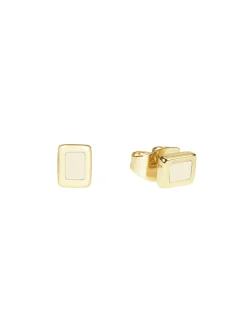 Boucles d'oreilles Bangle Up puces blanc sable