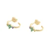Boucles d'oreilles Beloved argent doré 3 motifs