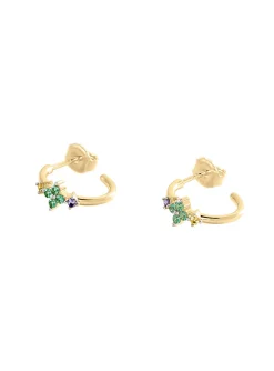 Boucles d'oreilles Beloved argent doré 3 motifs