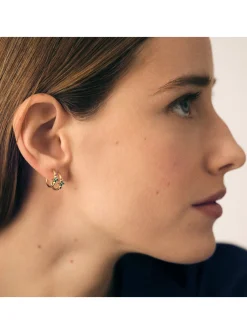 Boucles d'oreilles Beloved argent doré 3 motifs