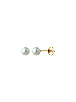 Boucles d'oreilles Brillaxis perles de cultures or_x005f_x000D_4,5/5 mm