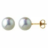 Boucles d'oreilles Brillaxis perles Akoya 7mm