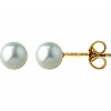 Boucles d'oreilles Brillaxis perle de culture 5 mm