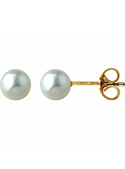 Boucles d'oreilles Brillaxis perle de culture 5 mm