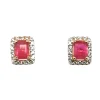 Boucles d'oreilles Brillaxis rubis et diamants or