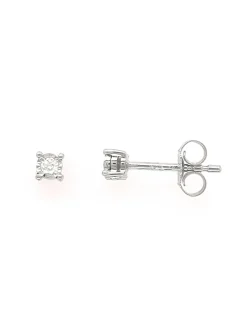 Boucles d'oreilles Brillaxis diamant 0.05cts