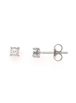 Boucles d'oreilles Brillaxis diamant 0.08cts