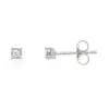 Boucles d'oreilles Brillaxis diamant 0.03 cts