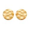 Boucles d'oreilles Brillaxis pastilles martelées