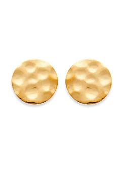 Boucles d'oreilles Brillaxis pastilles martelées