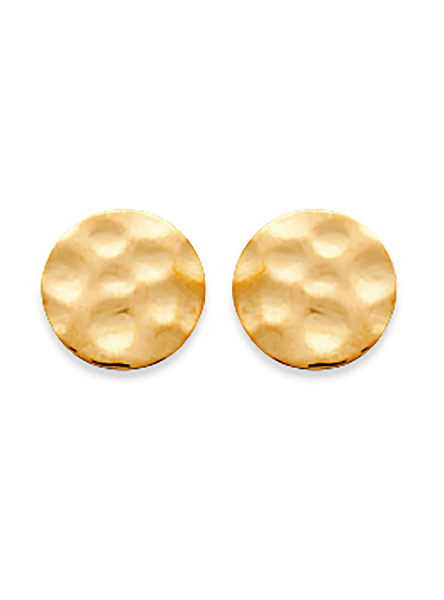 Boucles d'oreilles Brillaxis pastilles martelées