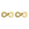 Boucles d'oreilles Brillaxis infini tout or