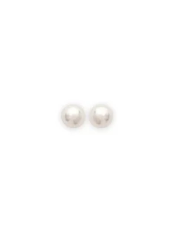 Boucles d'oreilles Brillaxis perles blanches 5mm