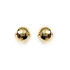 Boucles d'oreilles Brillaxis boules dorées 5mm