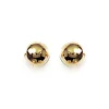 Boucles d'oreilles Brillaxis boules dorées 4mm