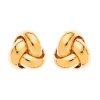 Boucles d'oreilles Brillaxis bouton noeud or jaune_x005f_x000D_9 carats