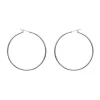 Boucles d'oreilles Brillaxis argent 50mm_x005f_x000D_fil rond 2 mm