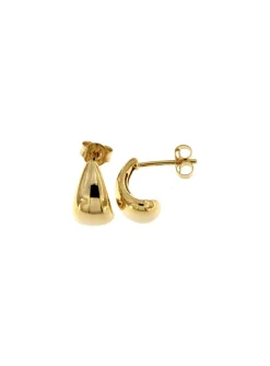 Boucles d'oreilles Brillaxis goutte or jaune