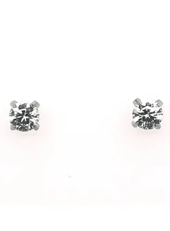 Boucles d'oreilles Brillaxis puce 3 mm or 9 carats
