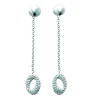Boucles d'oreilles Brillaxis or 9 carats diamants
