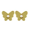 Boucles d'oreilles Brillaxis à vis papillon