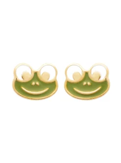 Boucles d'oreilles Brillaxis grenouilles