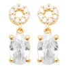 Boucles d'oreilles Brillaxis pendantes minimalistes